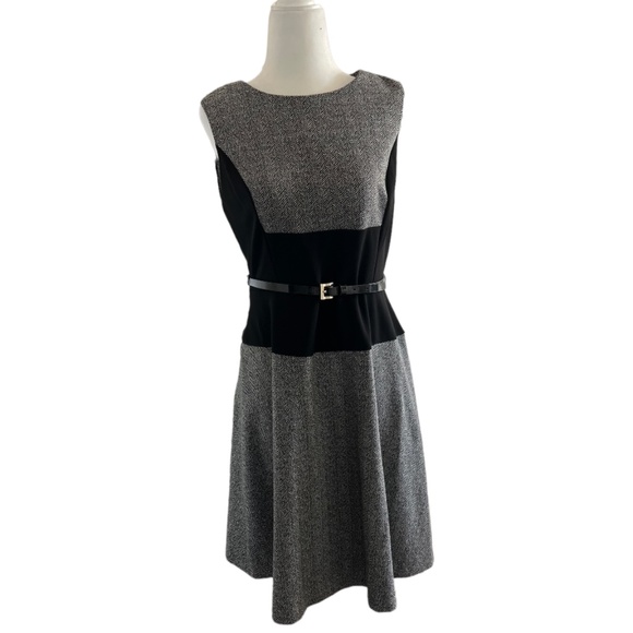 Tommy Hilfiger Dresses & Skirts - Tommy Hilfiger Fit and Flare Dress with Belt, Size 8